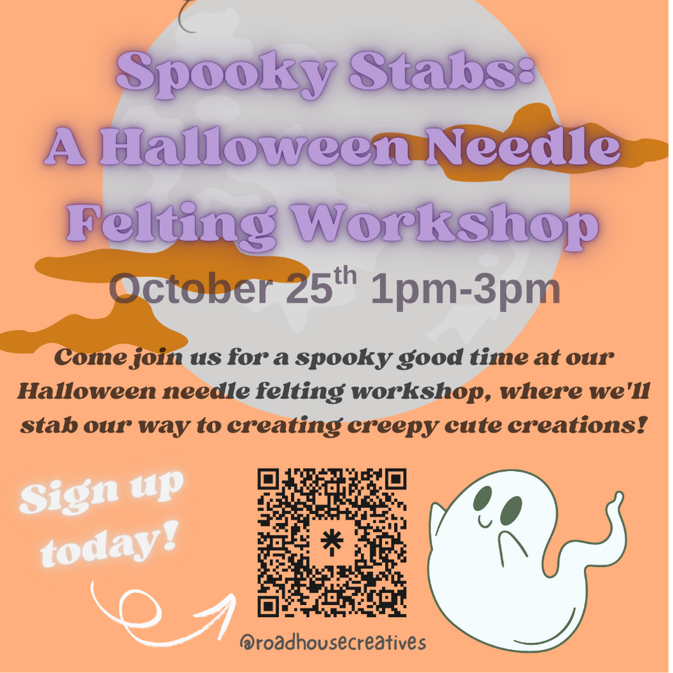 Spooky Stabs: A Halloween Needle Felting Workshop