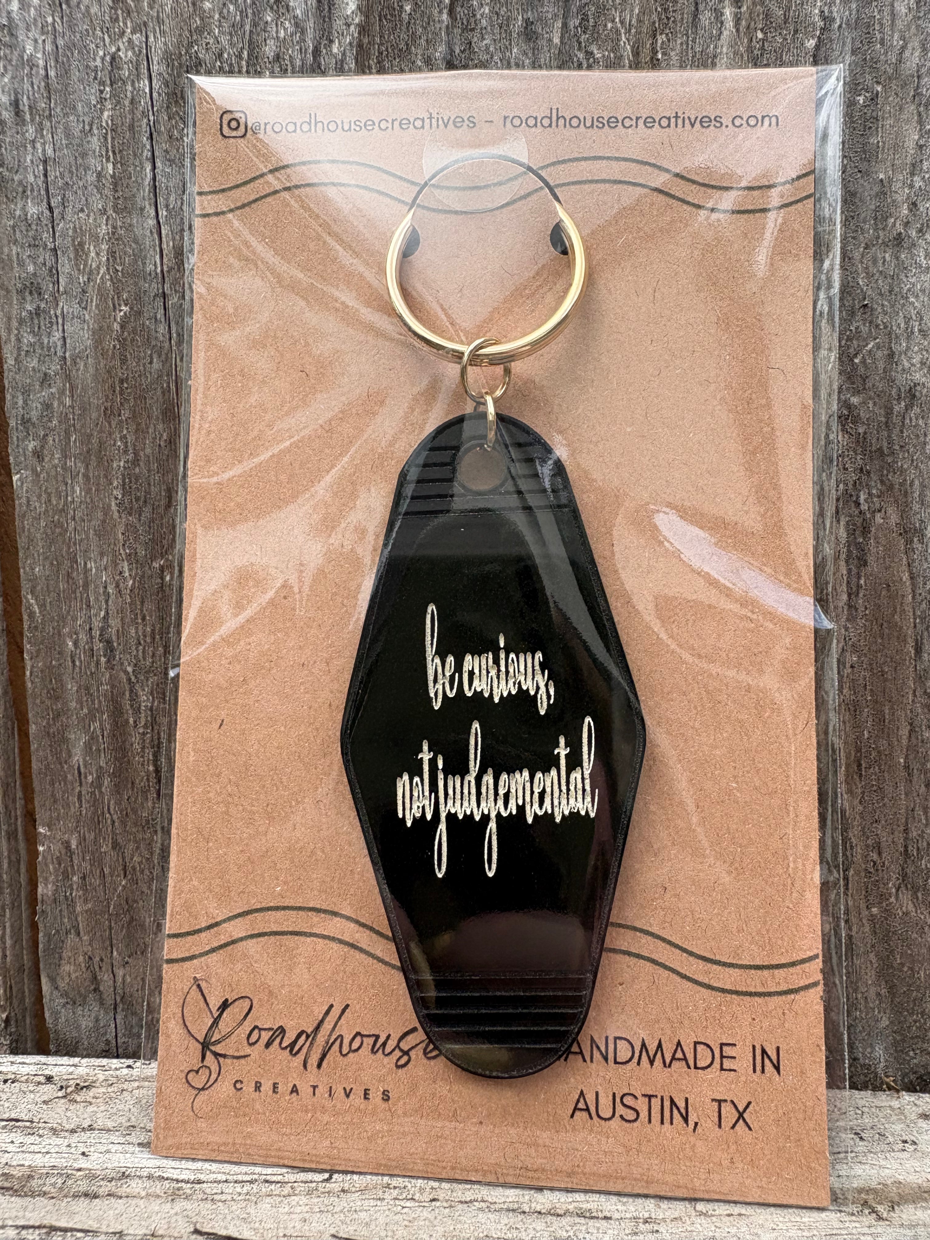 Keyed Up | Engraved Acrylic Motel Keychain