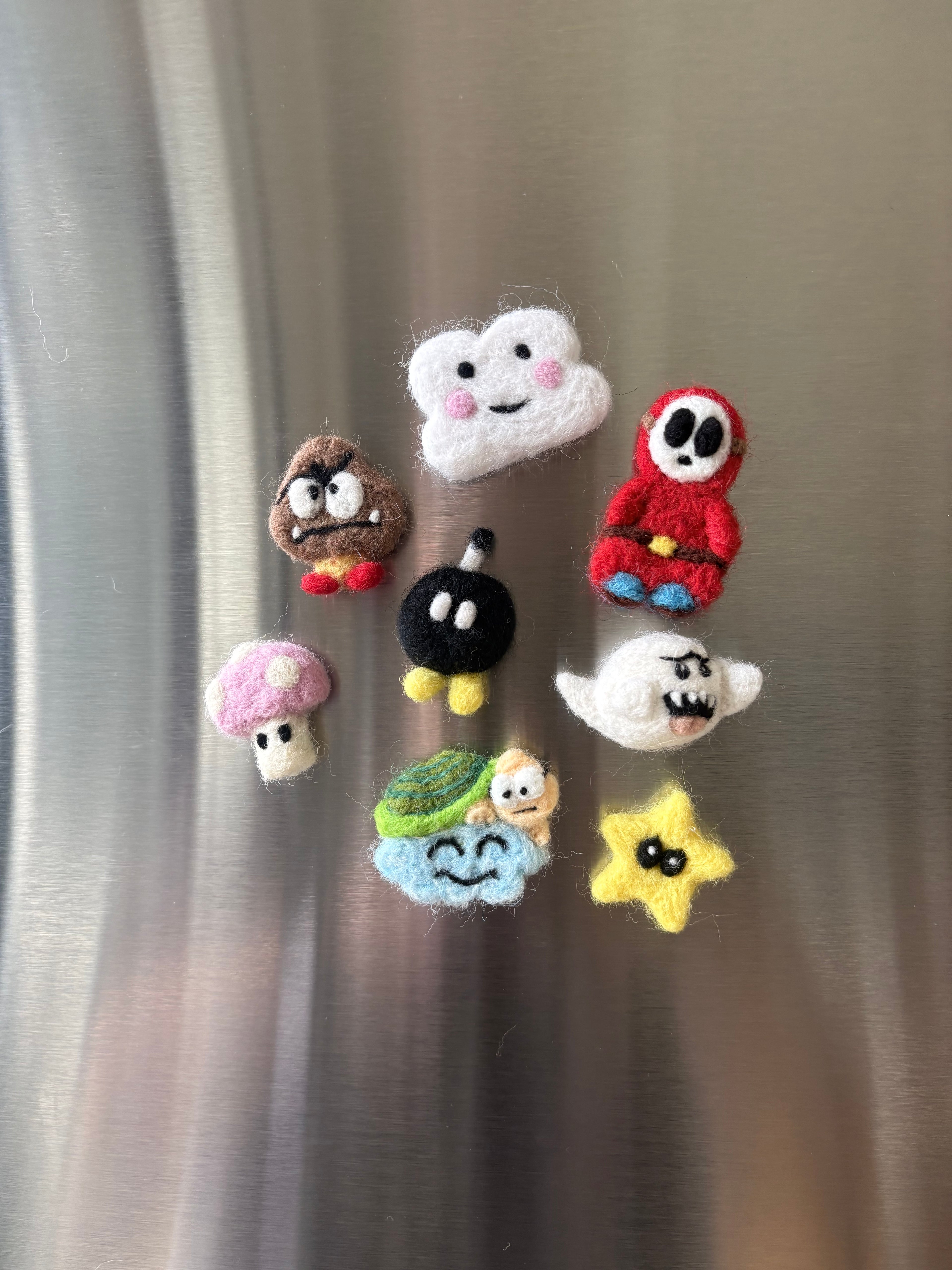Stick With Me | Handmade Needle Felted Magnets