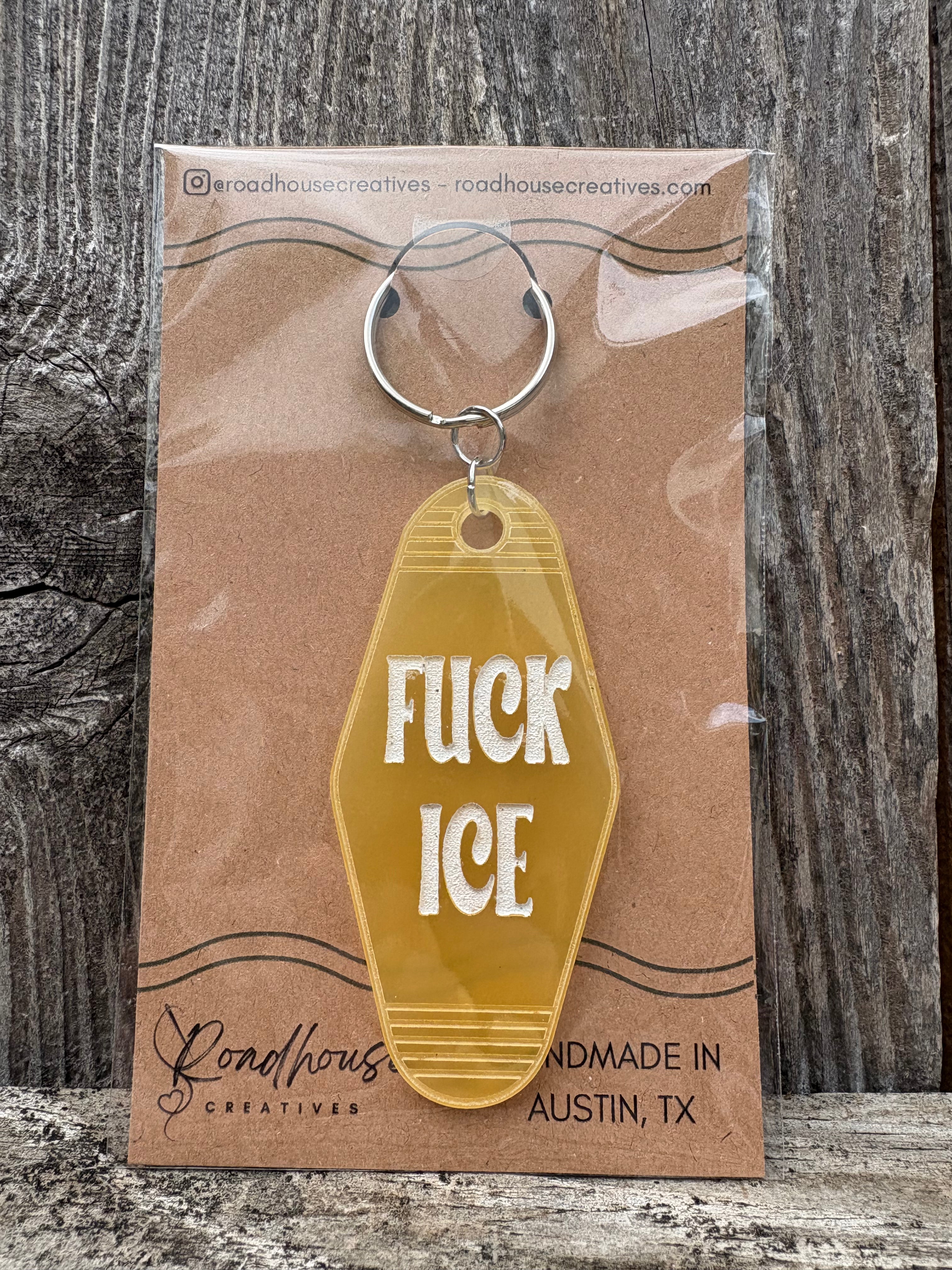 Keyed Up | Engraved Acrylic Motel Keychain