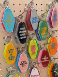Printed Motel Keychain