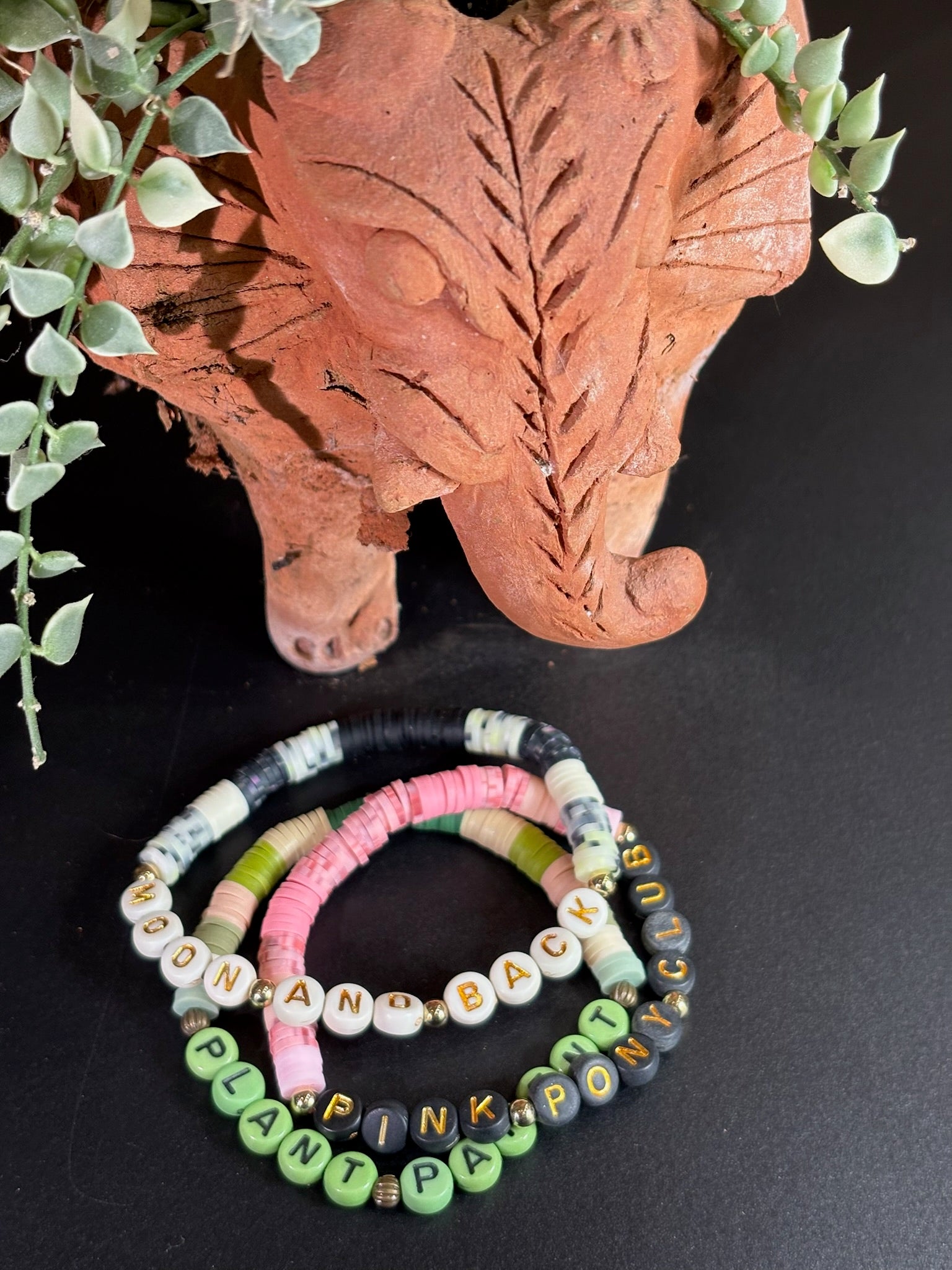 Custom Beaded Word Bracelet | Cute Stackable Bracelet