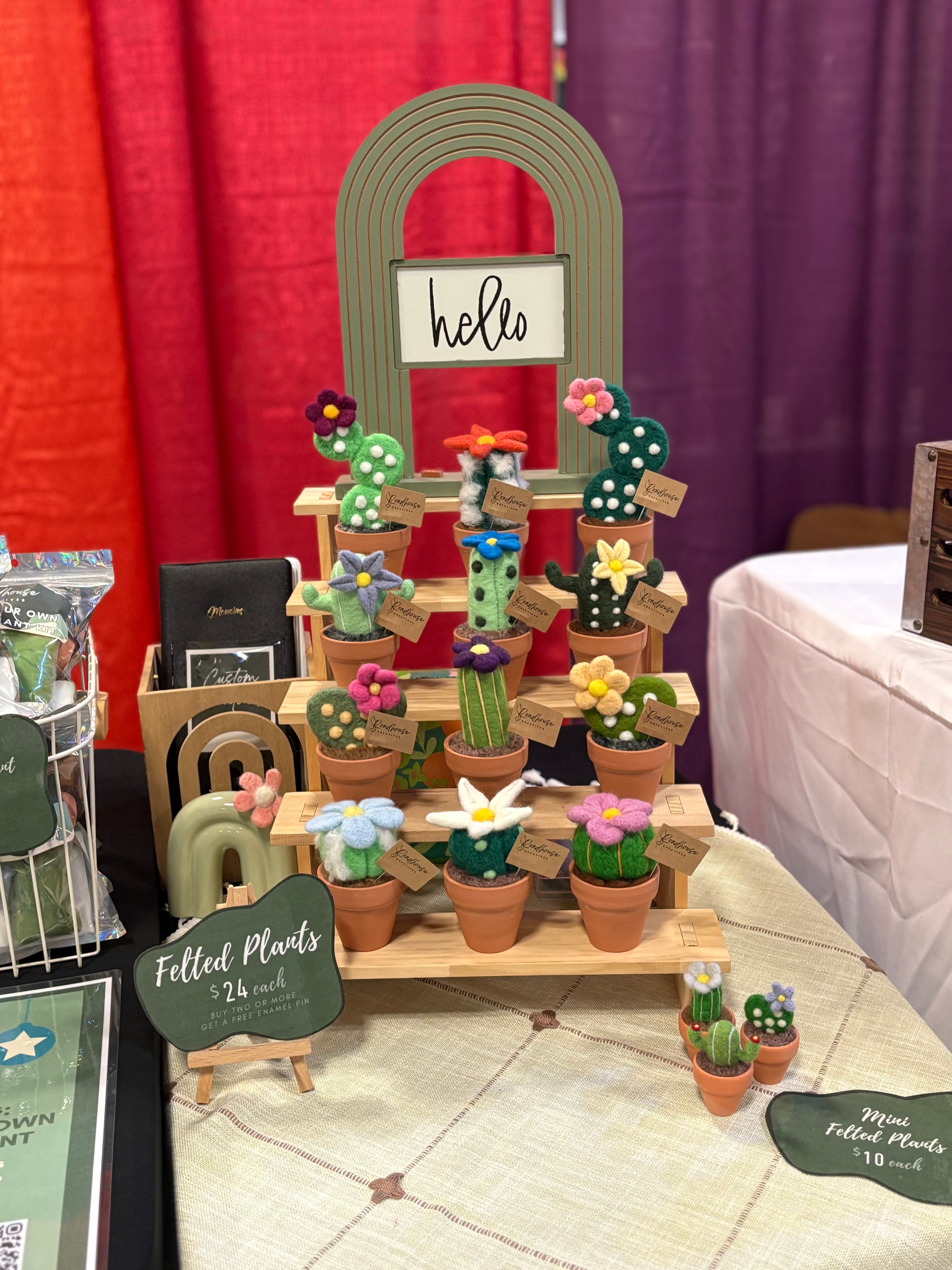 Stickin’ Succulent | Handmade Needle Felted Plant