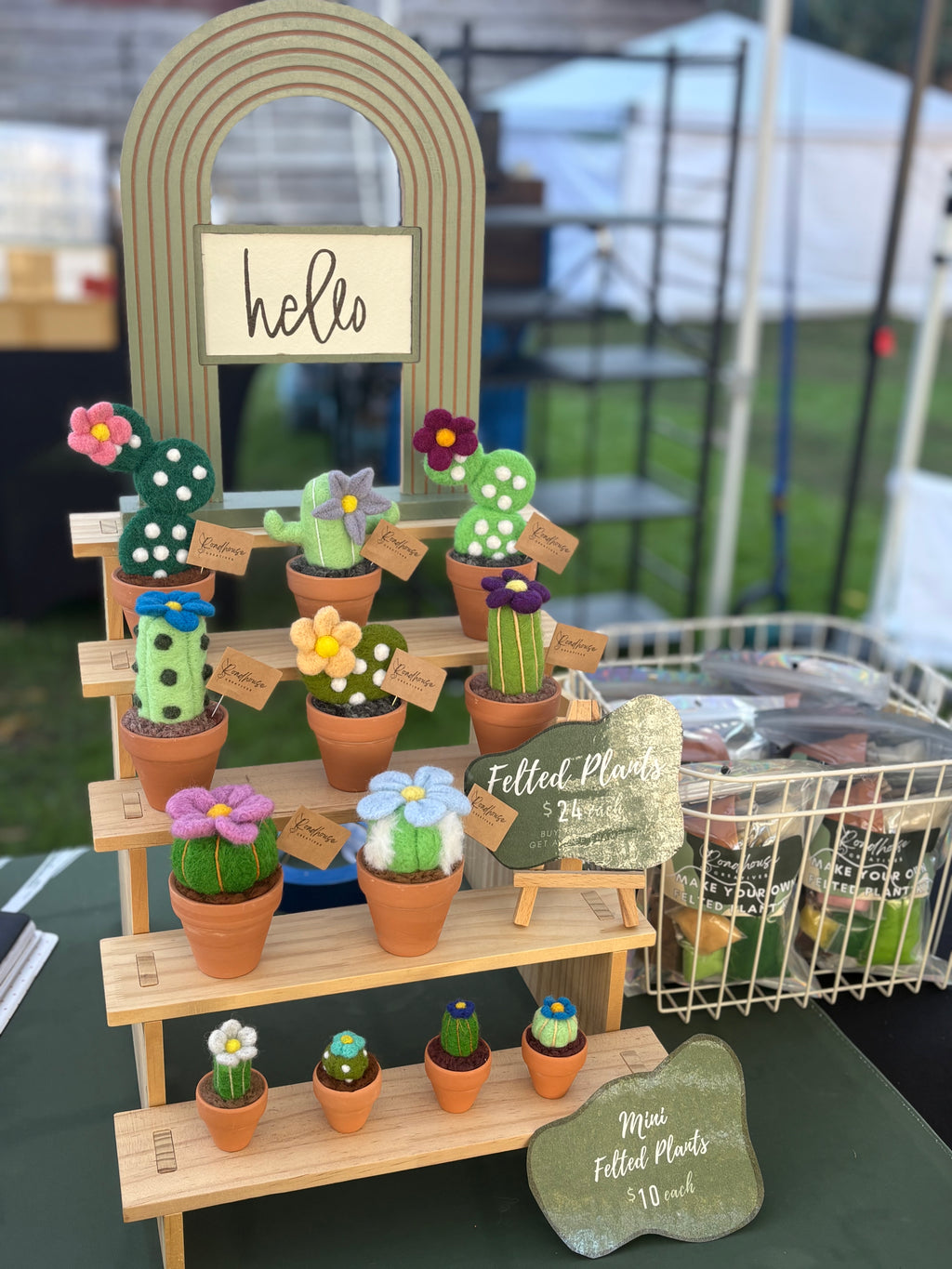 Stickin’ Succulent | Handmade Needle Felted Plant