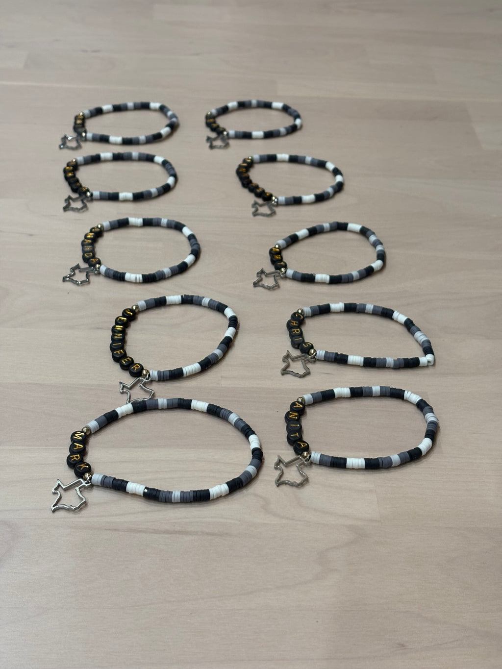 Custom Beaded Word Bracelet | Cute Stackable Bracelet