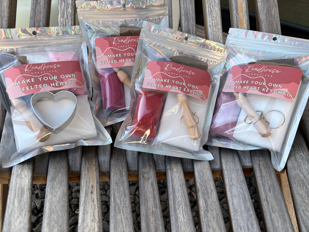 Felt It Yourself | Heart Needle Felting DIY Kit