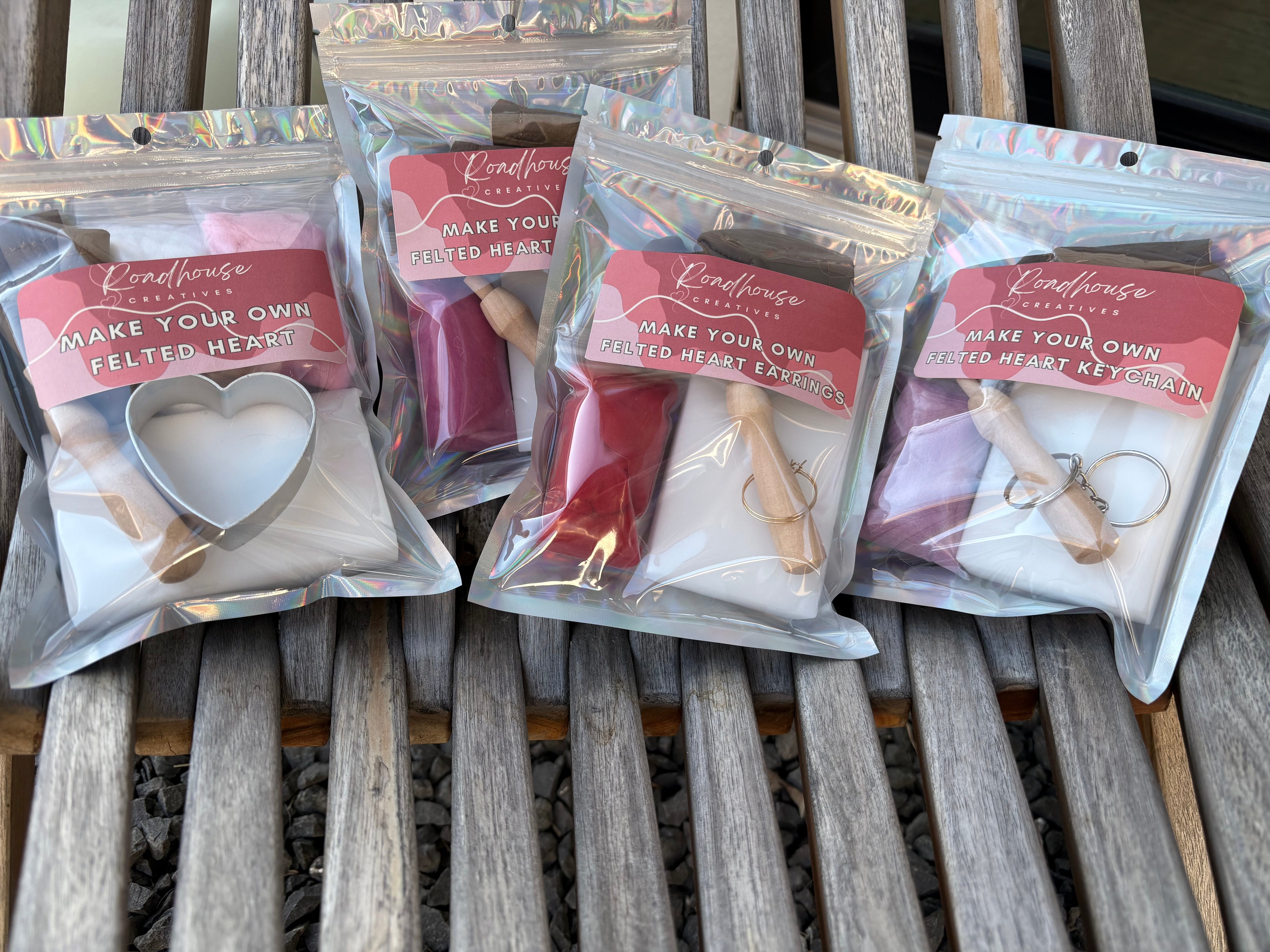 Felt It Yourself | Heart Needle Felting DIY Kit