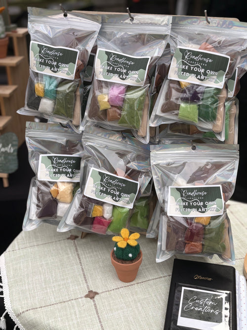 Felt It Yourself | Needle Felted Plant DIY Kit