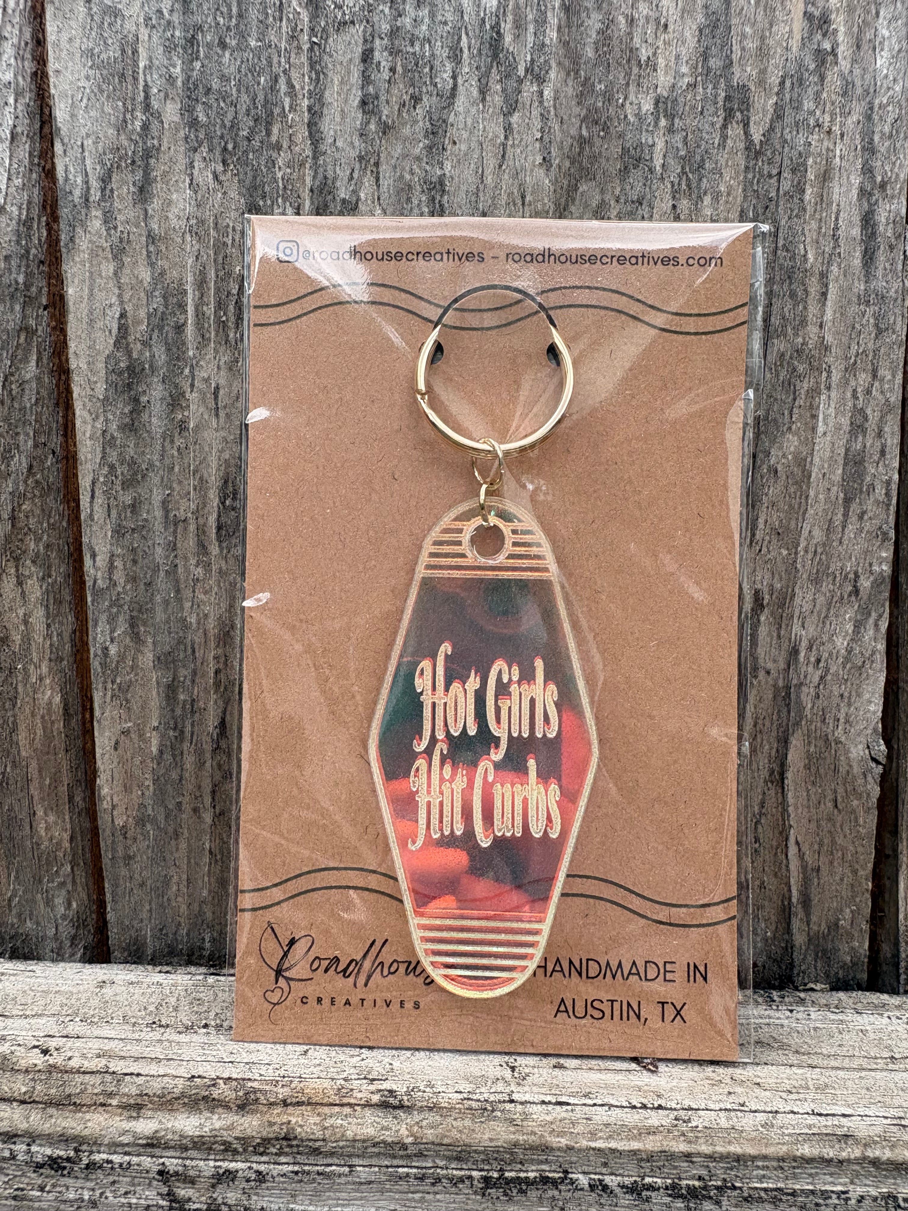 Keyed Up | Engraved Acrylic Motel Keychain
