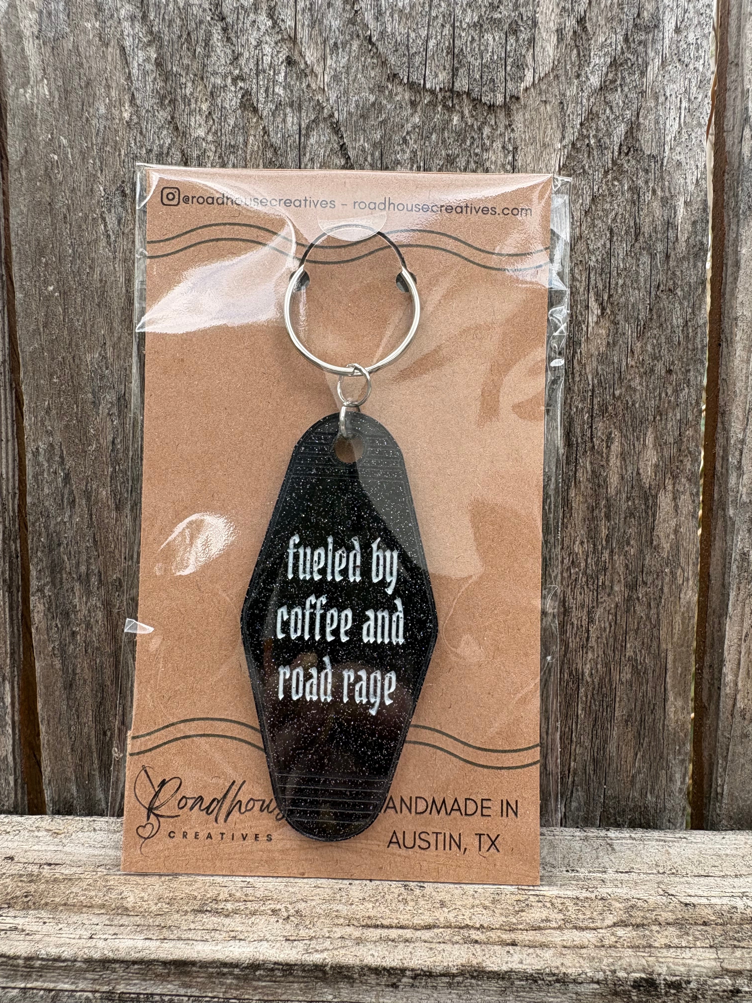 Keyed Up | Engraved Acrylic Motel Keychain