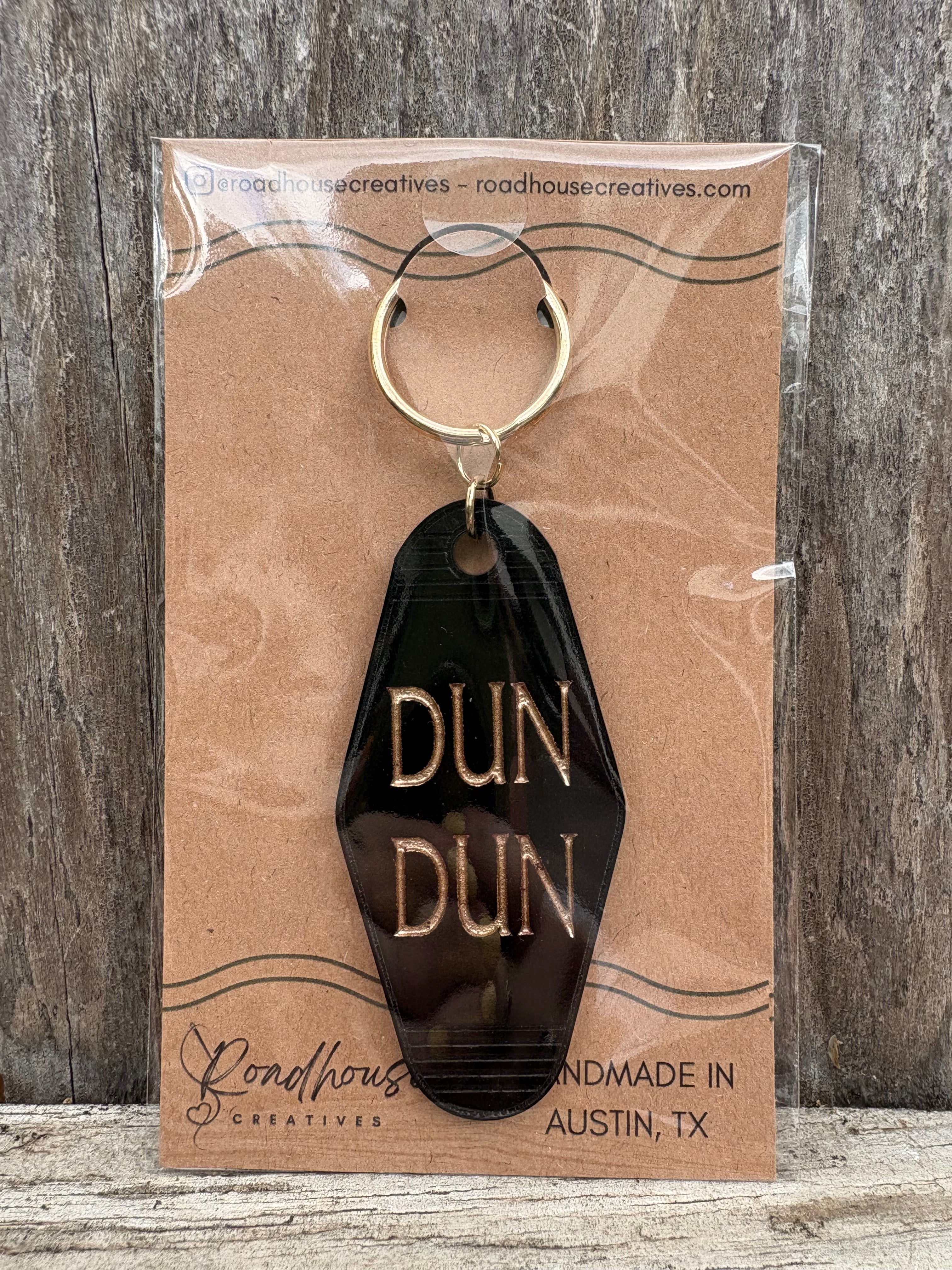 Keyed Up | Engraved Acrylic Motel Keychain