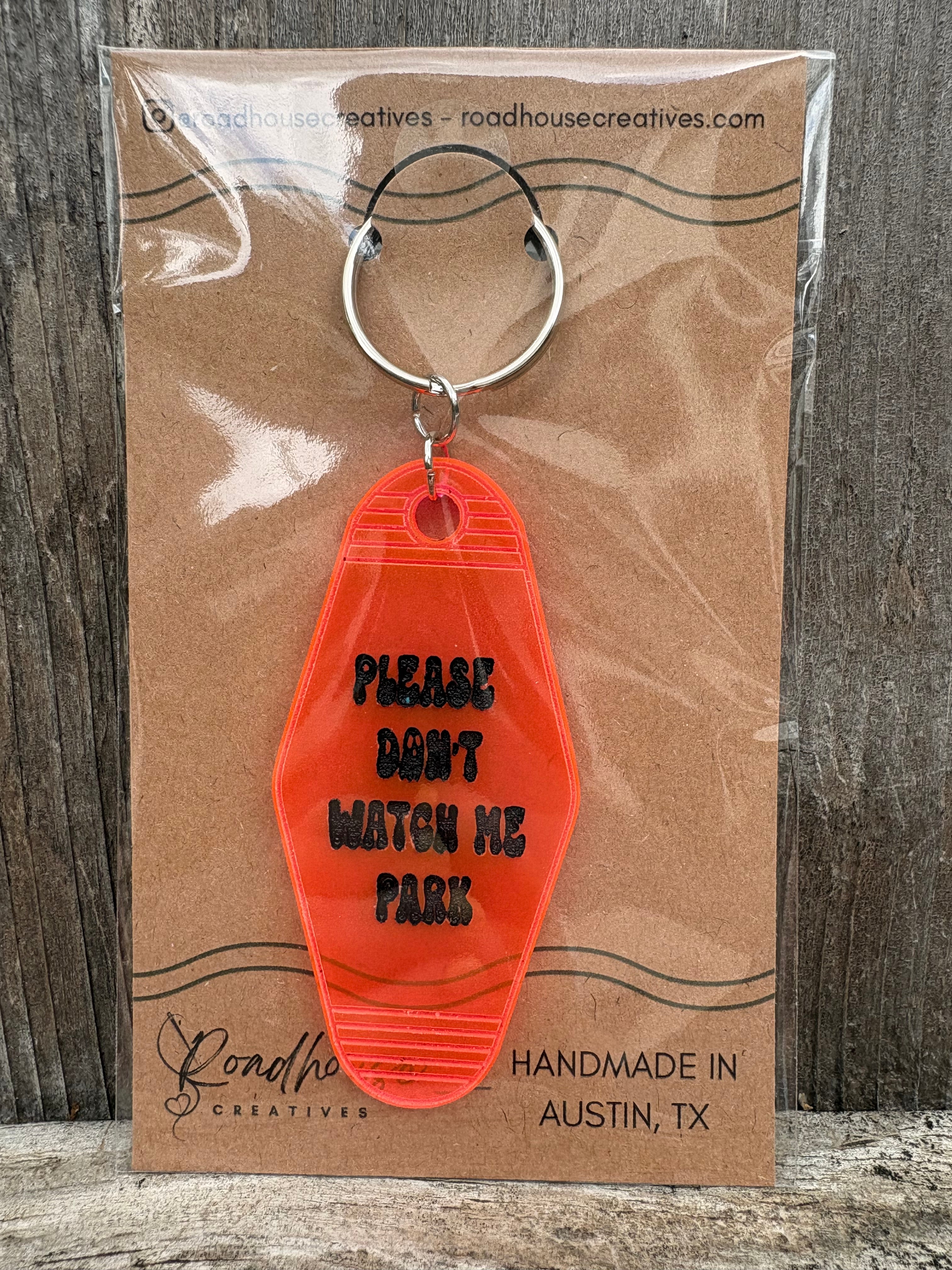 Keyed Up | Engraved Acrylic Motel Keychain