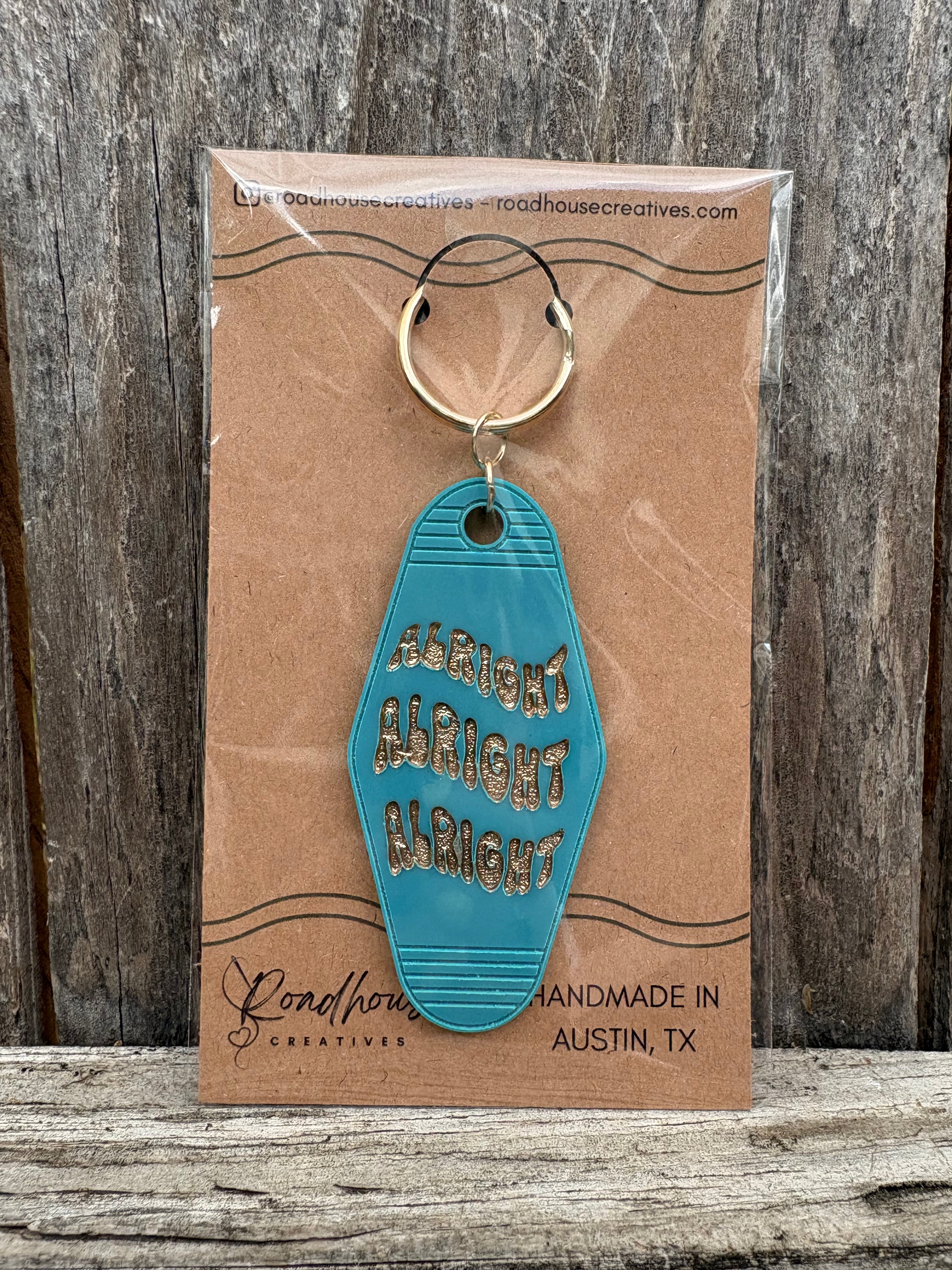 Keyed Up | Engraved Acrylic Motel Keychain