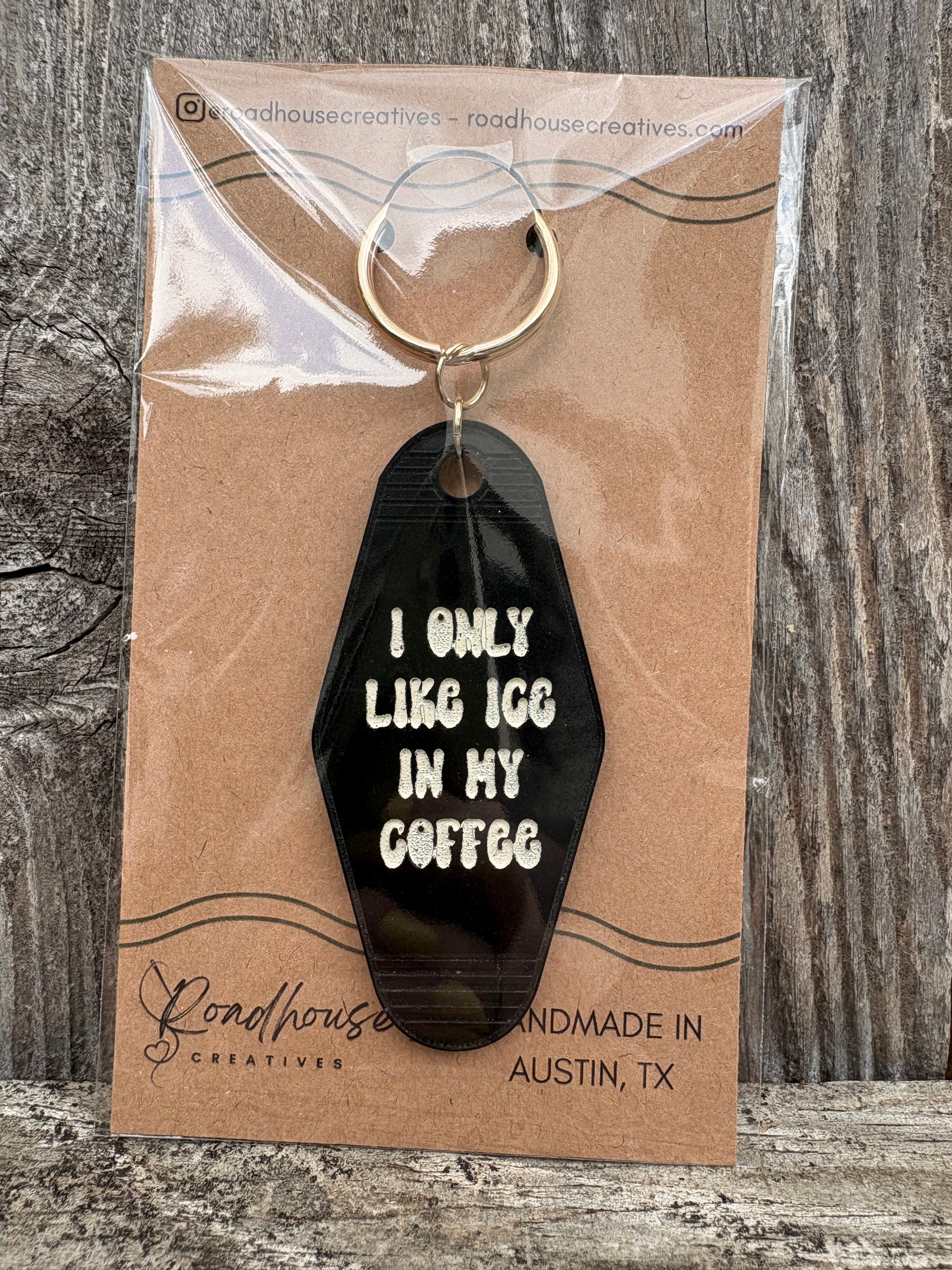 Keyed Up | Engraved Acrylic Motel Keychain